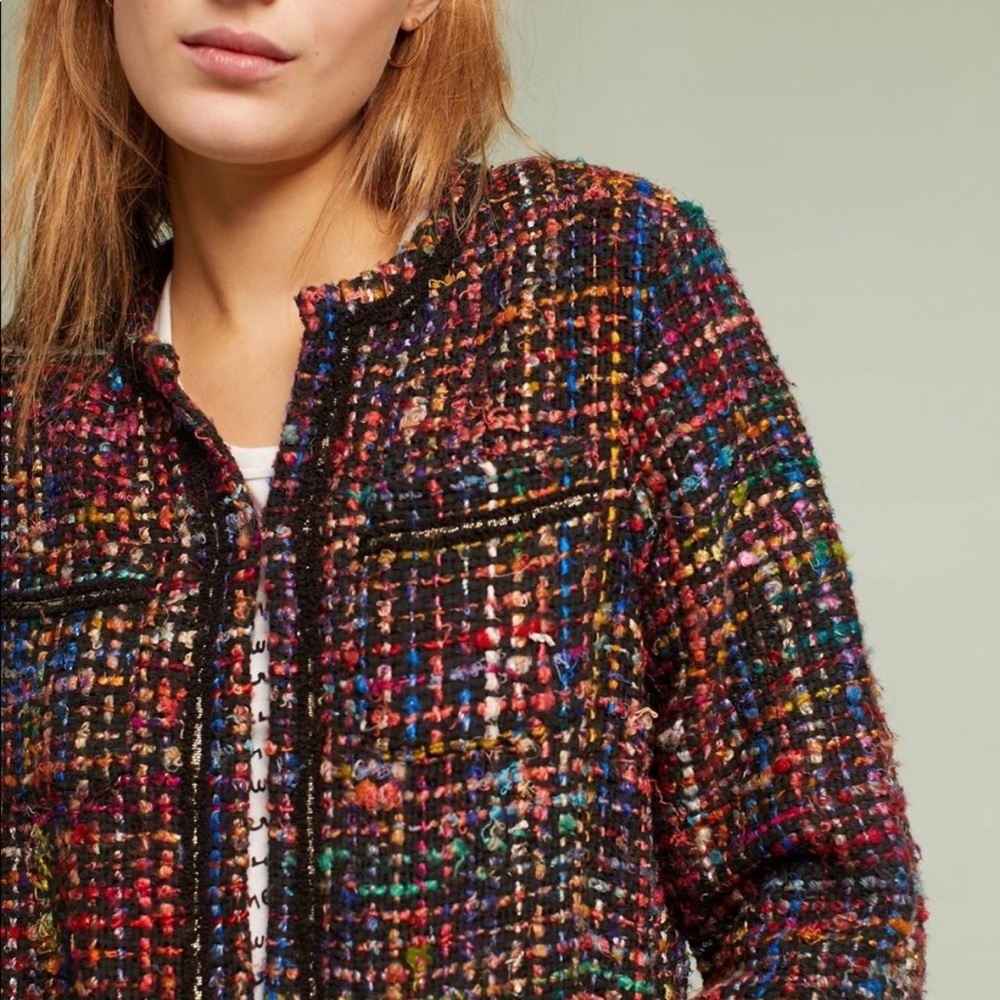 Anthropologie ett:twa Tweed Berwyn Jacket